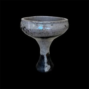 Handmade Raku Copal Burner: Ceremonial Chalice - Naiim Pottery