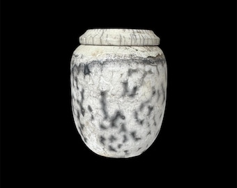 Handmade Raku Ceramic Pet Urn | Modern Keepsake for Ashes