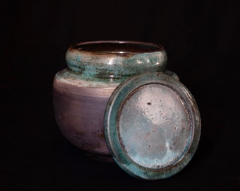 Blue Cremation Urn | Custom Artisan Urn | HandCrafted Unique Urn | Unique Urn For Ashes | Cremation Urn | Raku Urn | Customade Urn