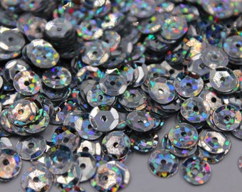 Metallic Sequins Craft Supplies 30 gram Flat Sequins 6mm Loose Sequins Approx 2600pcs