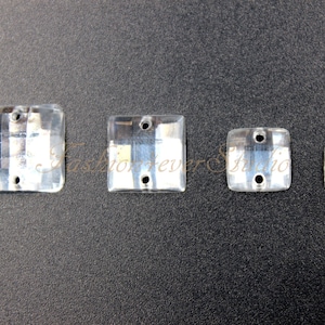 Crystal Clear Sew On Flatback Acrylic Gems, Sew On Rhinestones, FlatBack Rhinestones, Sew On Beads, Sew On Crystal, Embellishment Gems