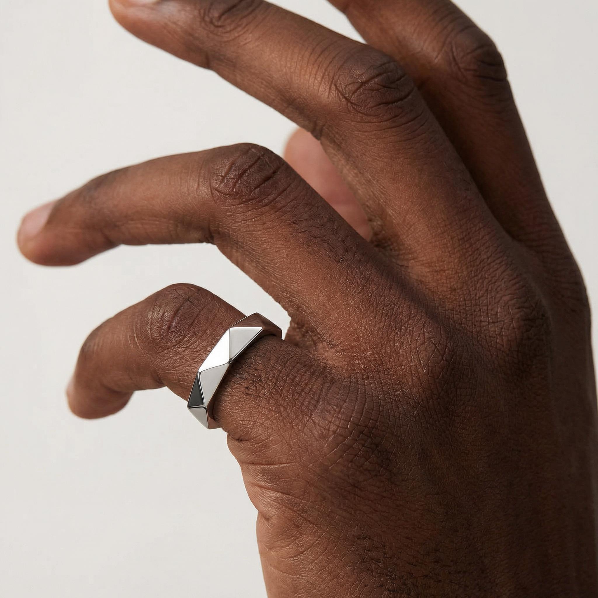 Custom Steel Rings Customized 4mm Stainless Steel Ring, Steel Engineers Ring, Unisex Steel ...