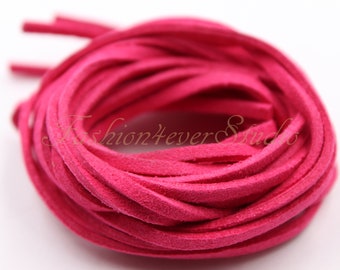 4 Meters 2.5x1.5mm Faux Suede Cord, Faux Leather Cord, Leather Beading String, Beading Supplies, Jewelry Supplies