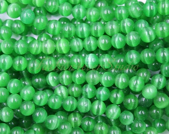 Cats Eye synthetic Beads 5mm 7mm 9mm, Full Strand 15.5 inches, Gemstone Beads, Beading Suppliers, Jewelry Suppliers