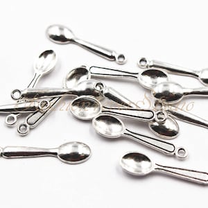 20pcs Oxidized Silver Tone Base Metal Scoop Charm 5x20mm,Silver Beads,Spacer Beads, Jewelry Findings, Beading Suppliers, Jewelry Suppliers