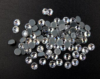 High Quality Crystal Clear Hot Fix Rhinestone, 2mm 3mm 4mm FlatBack Rhinestone, Flatback Crystal, Hot Fix Crystal,Hot Fix Embellishment Gems
