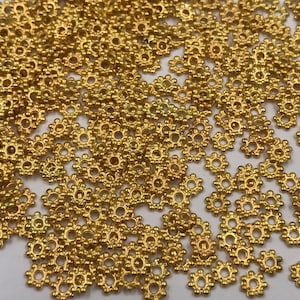300pcs Gold Flat Disc Spacer Beads 3.5mm, Gold Findings, Gold Jump Ring, Gold Beads, Beading Suppliers, Jewelry Suppliers