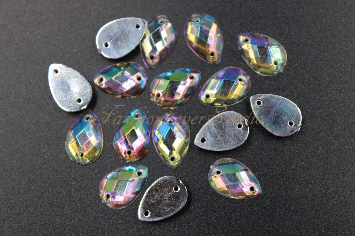 Bulk Over 700 Pieces Crystal Gems for Crafts 