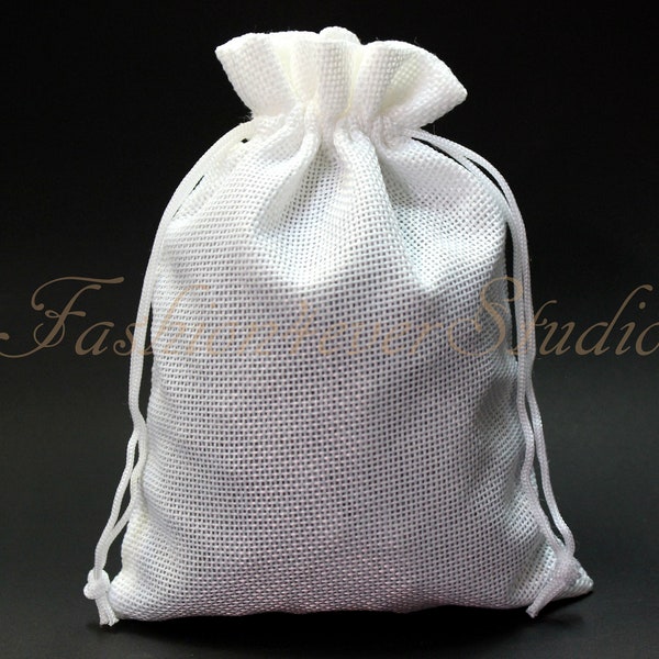 10pcs Burlap Bags 4x5.25"/5x7", Jewelry Bags, Gift Bags, Burlap Favor Bags, Jute Bags, Party Favor Bags, Wedding Gift Bags, Jute Favor Bags