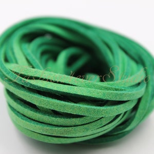 4 Meters 2.5x1.5mm Faux Suede Cord, Faux Leather Cord, Leather Beading String, Beading Supplies, Jewelry Supplies