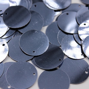 30 gram Flat Sequins, 19mm Loose Sequins Approx 260pcs , Metallic Sequins, Craft Supplies