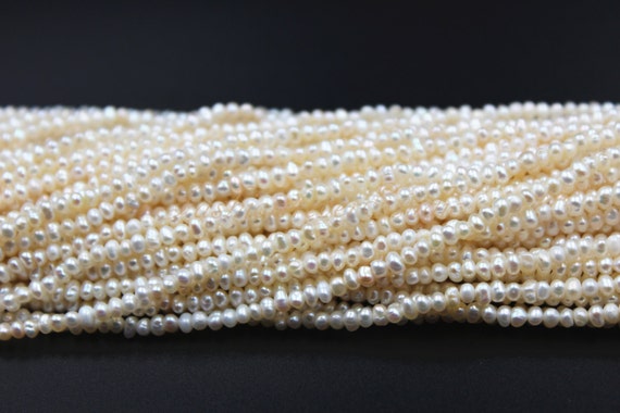 Fresh Water Pearl Beads-White Approx 2-3mm Potato Beads 232050055