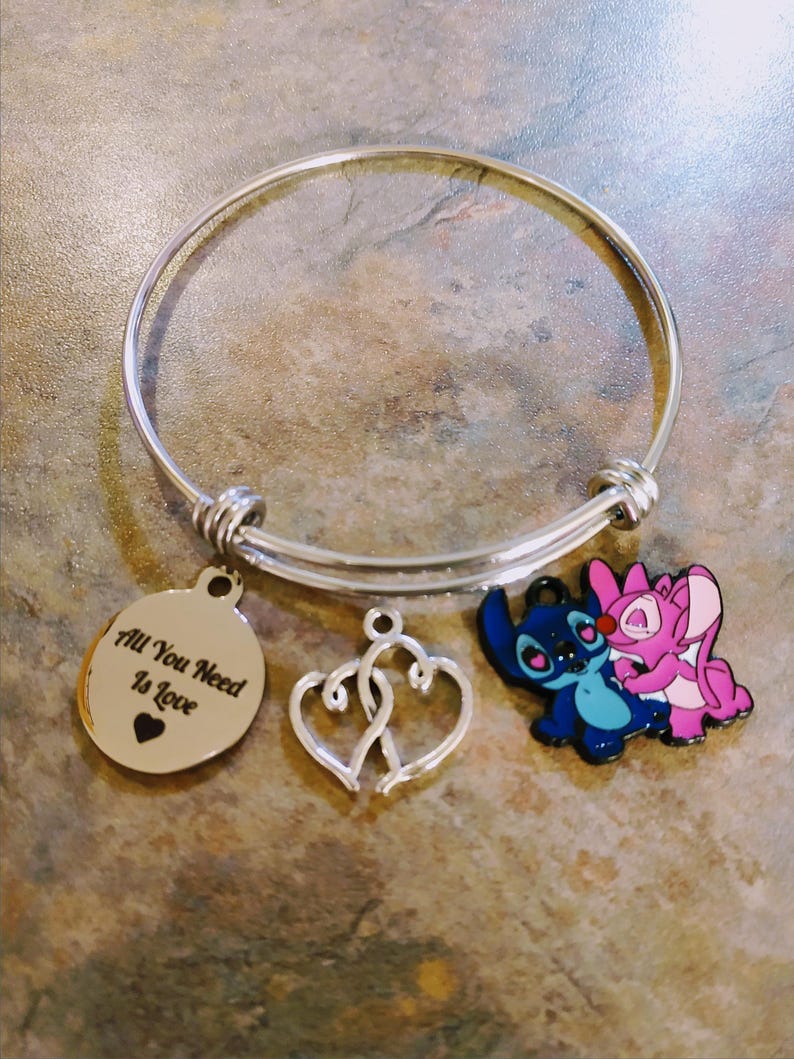 Stitch and Angel Bracelet image 1