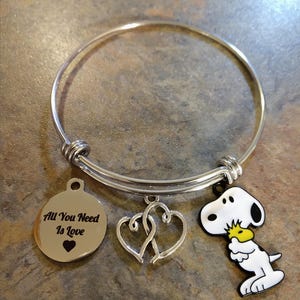 All You Need Snoopy & Woodstock bracelet