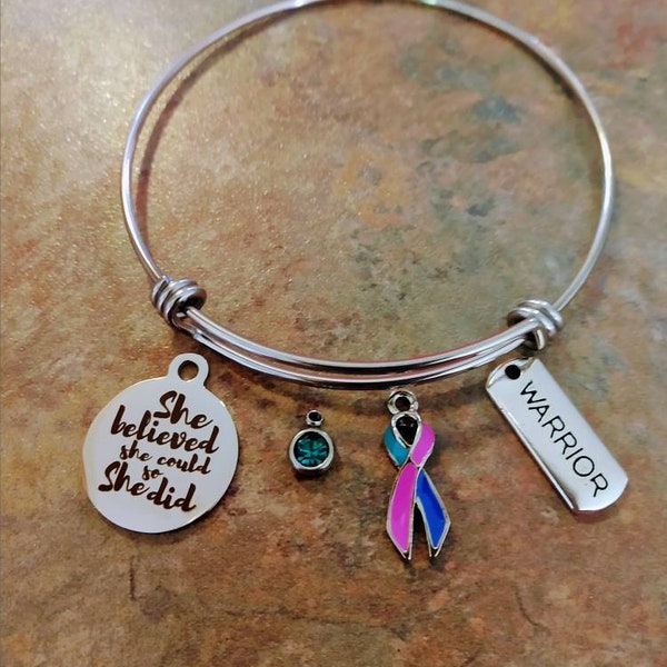 Thyroid Cancer Warrior Bracelet