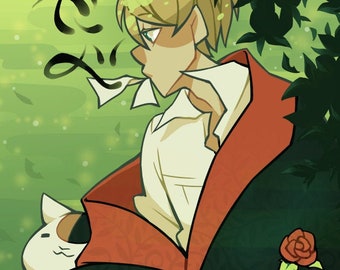 Camélia | Natsume Yuujinchou | Impression d&#39;affiche