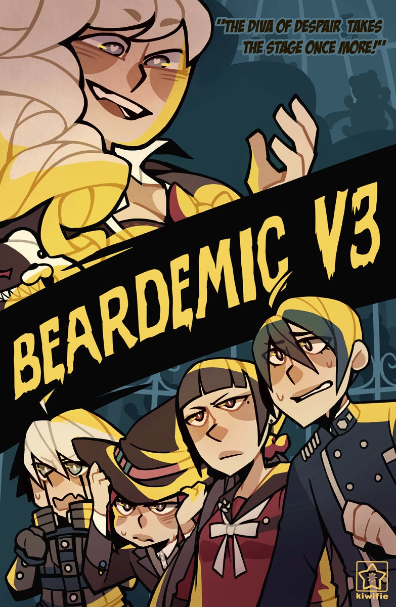 Beardemic | Dangan Ronpa | Impression d'affiche