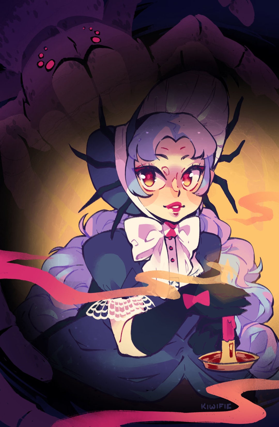 Muffet Original Character Poster Print - Etsy