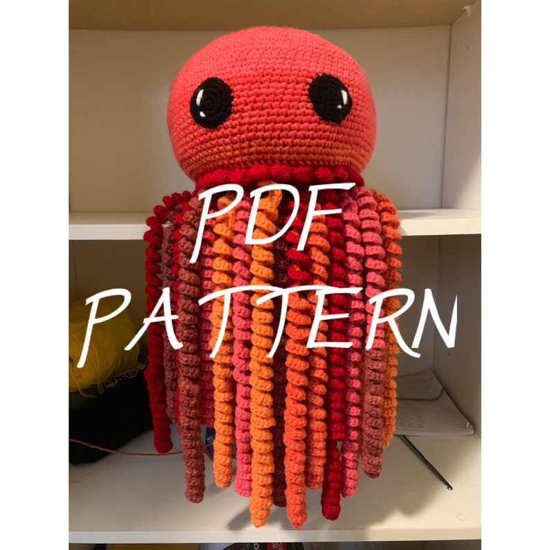PDF Giant Jellyfish Crochet Pattern Etsy UK