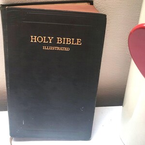 Vintage alte Bibel Hardcover Buch