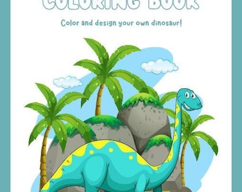 Dinosaur Coloring Book for children printable download