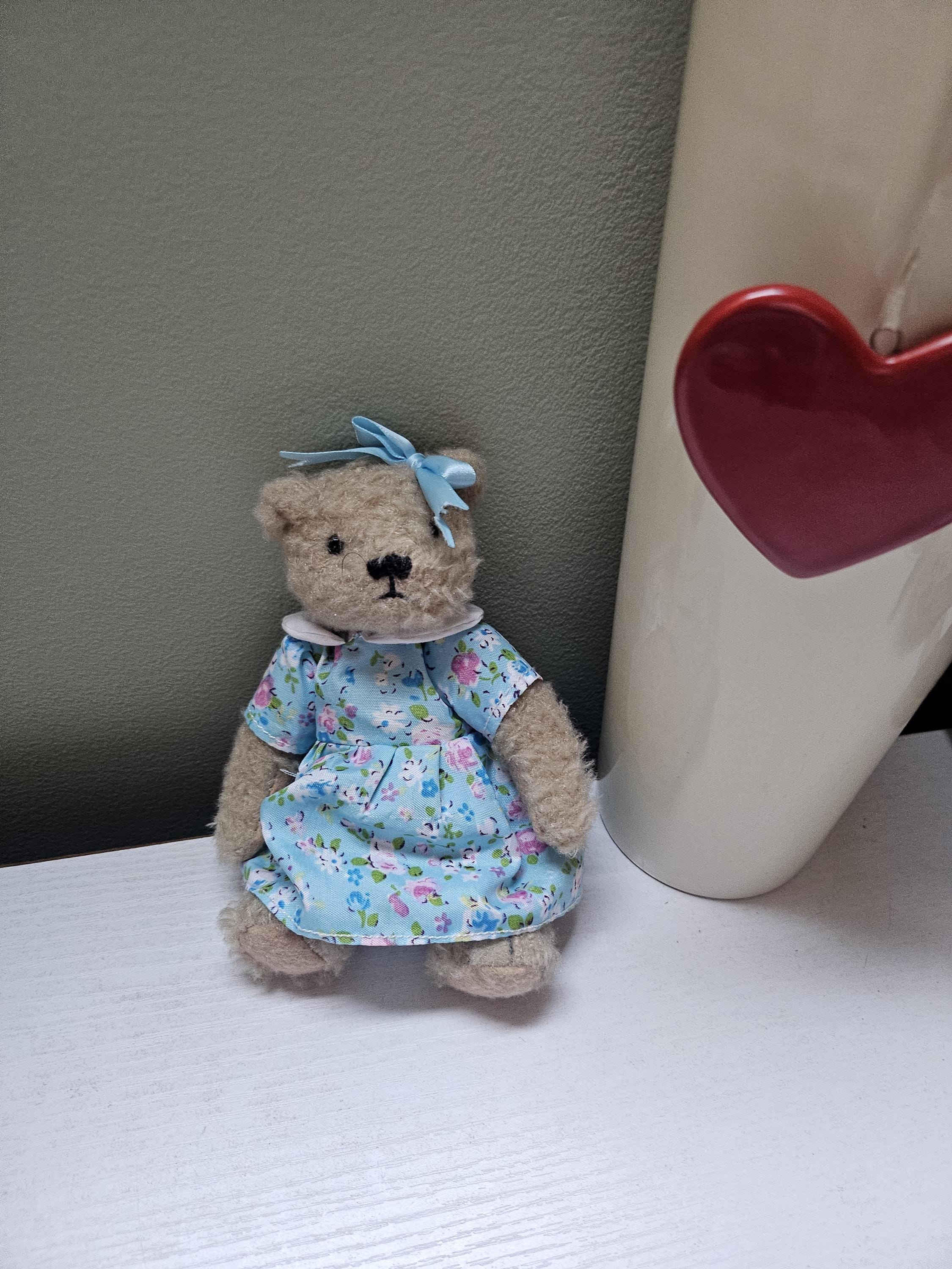 Antique teddy bear in old dress - Etsy 日本
