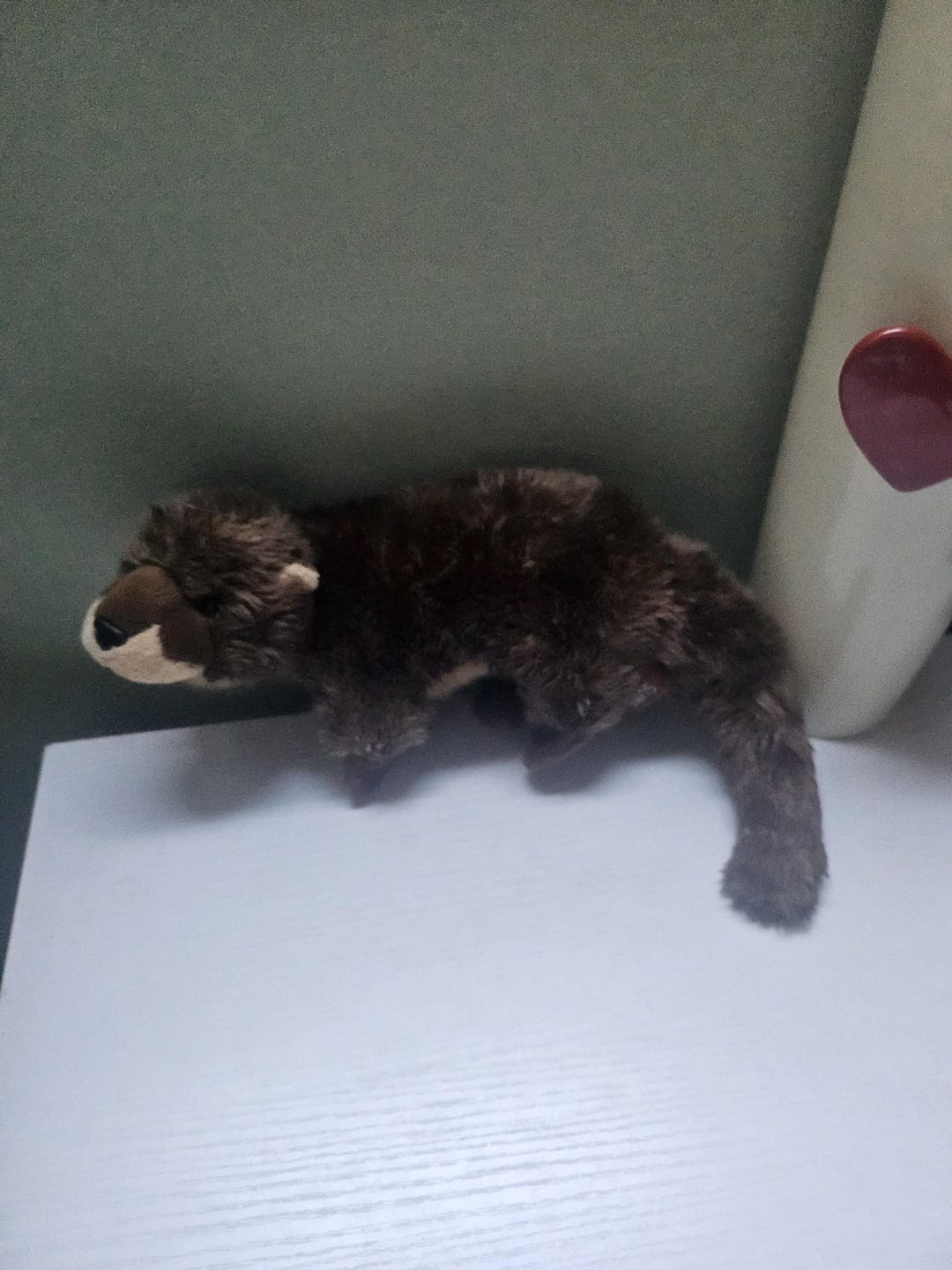 Vintage Suma Collection Cute Otter Soft Plush Toy Brown 10