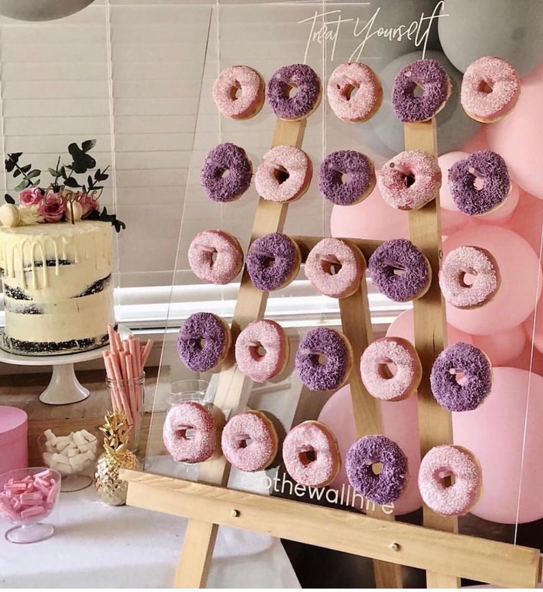 Donut Wall Acrylic Donut Wall Donut Sign Donut Stand Etsy