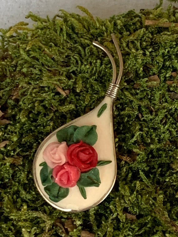Vintage Brosche Rose Vintage-Schmuck Rosen Rosenb… - image 8