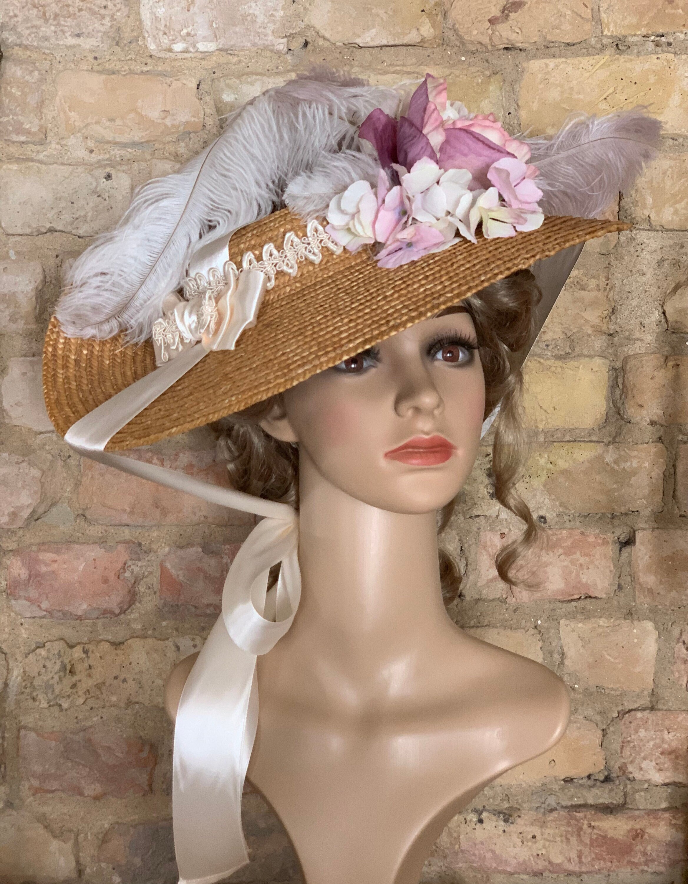 Hat with wig attached | Strickschals