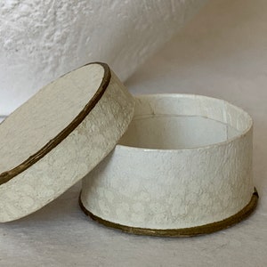 Vintage Schmuckschachtel Rund Papier Schmuck Schmucketui Schmuckschatulle Schmuckkästchen Pappschachtel Schachtel Aufbewahrung Schmuckdose