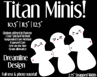 Titan MINIS Bundle | 3 Sizes | Cloth Pad Pattern | PDF | Dreamline Design