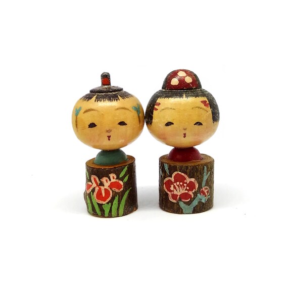 vintage kokeshi dolls for sale