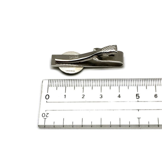 The 50th anniversary of Japanese company founding green frog Mitsubishi tie clip 1980s Japan vintage