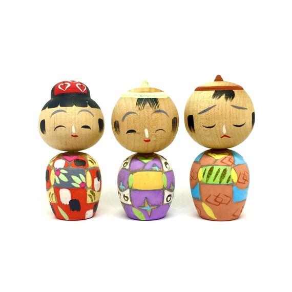 kokeshi dolls etsy