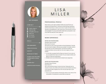 professional cv template bundle cv package with cover etsy
