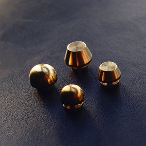 4Pcs Screws Stud Rivets Luggage Craft Metal Nail Cloth Button Round Head Screws Solid Nail Bolt