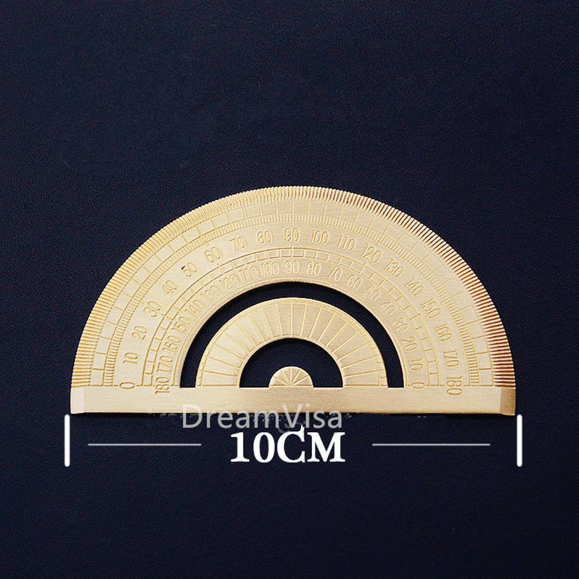 Ruler Set Caliper Protractor Ruler Triangle Ruler Brass Ruler, EDC ...