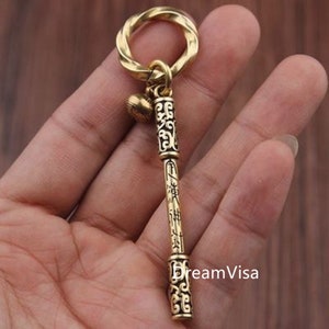 Mono Rey llavero colgante llavero llavero material cuchillo lanyard bicicleta llavero