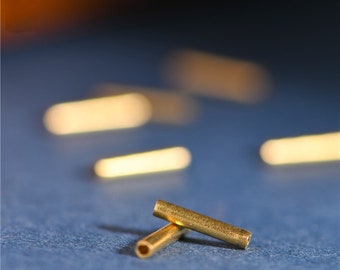 24K Gold 999 Spacer Bead Pure Gold Beads For DIY Bracelet 1pc
