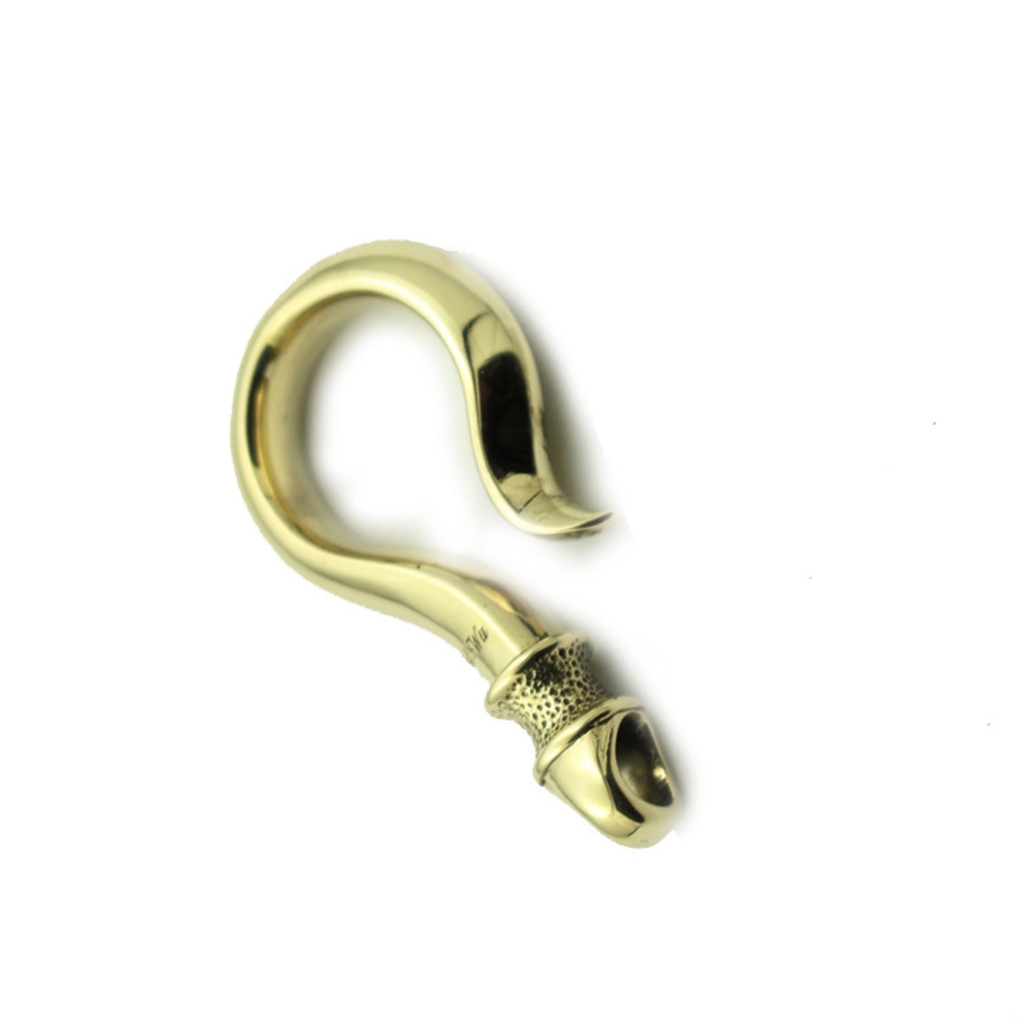 Handmade Hook Keychain Solid Brass Hook Keychain Wallet Etsy