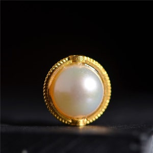 Rare Pearl 24K 999 Gold Charm Pendant For DIY Bracelet Necklace Jewelry Making 1pc