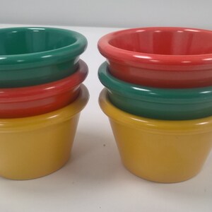6x Marde Graz Melamine Plain Ramekins 100 g Saucen Töpfe Servierschale