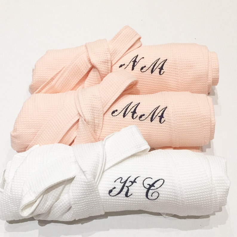 Personalised Cotton Robe Gift for Her Custom Dressing Etsy