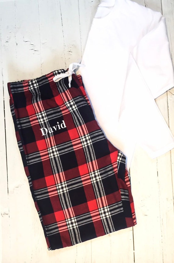 personalised mens pjs