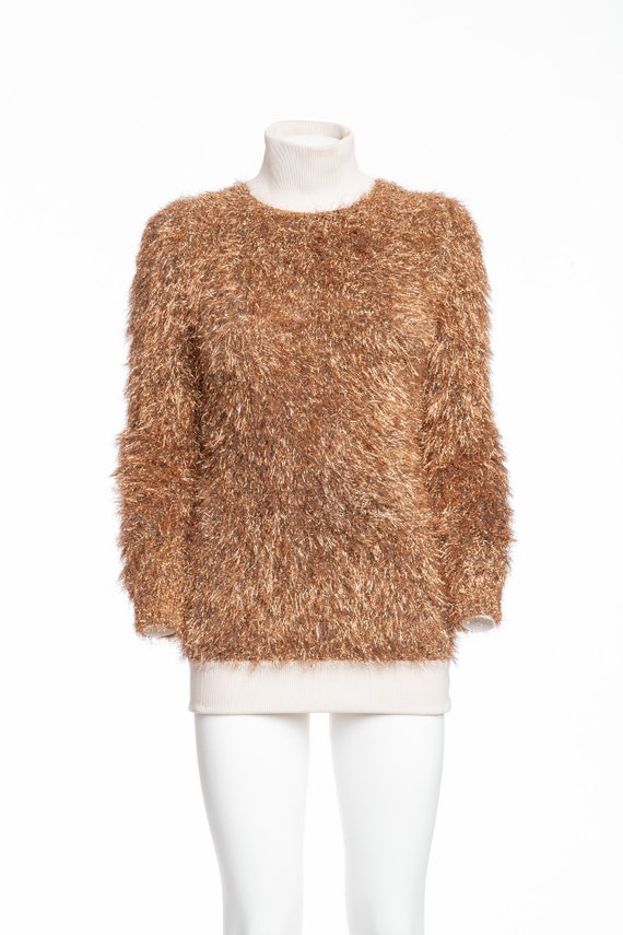 SOVAIN • Paco Rabanne Vintage 80s Bronze Lurex S