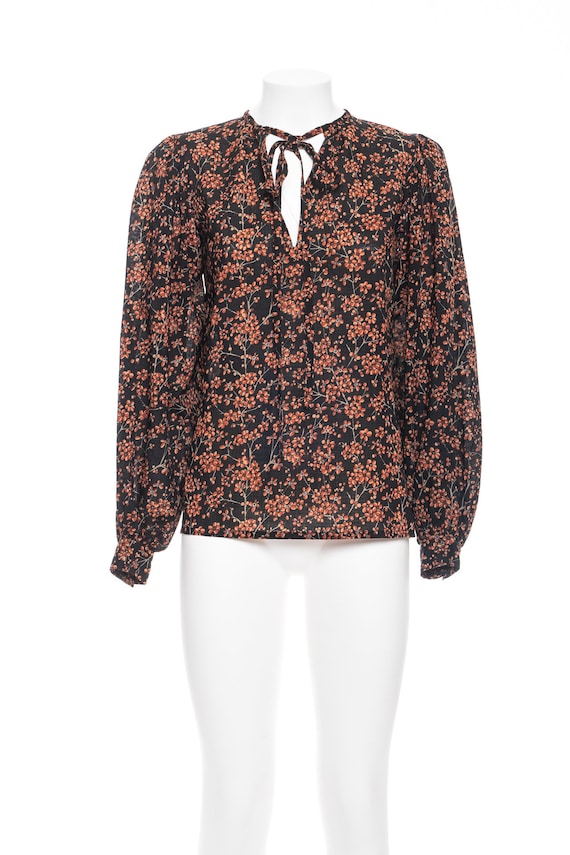 70s vintage YVES SAINT LAURENT Wool Blouse