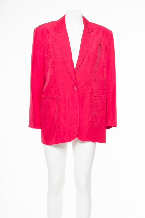 VINTAGE 80S silk pink BLAZER