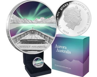 Aurora Australis 2022 1 Ounce Silver Proof 1 Coin - Perth Mint. Limited Edition!