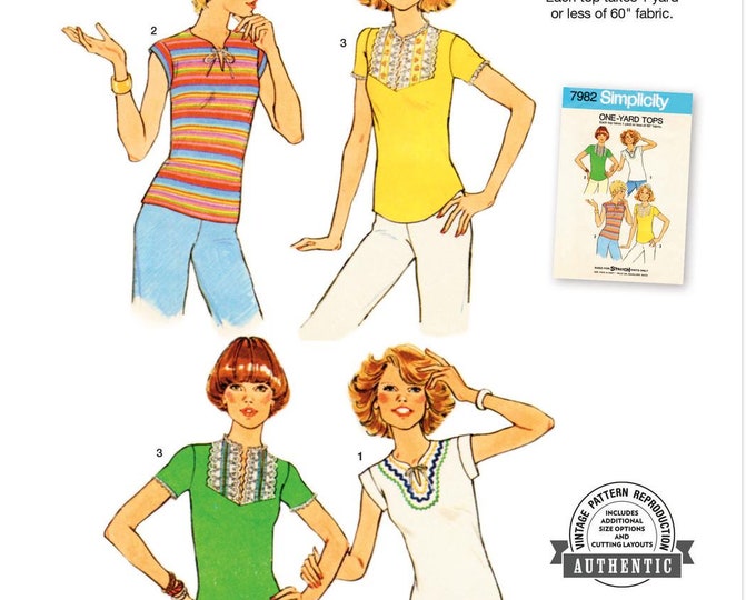 Sewing Pattern for Women's Tops, Tank Tops, Short Sleeve Tops, Basic ...